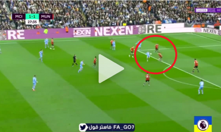 DRUGI gol Kevina De Bruyne w meczu z Manchesterem United! 2-1 dla The Citizens [VIDEO]